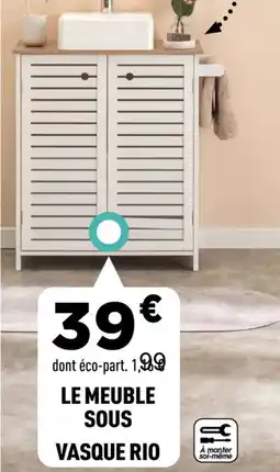 Centrakor Le meuble sous vasque rio offre