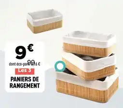 Centrakor Paniers de rangement offre