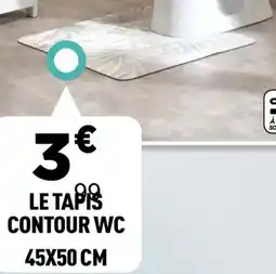 Centrakor Le tapis contour wc 45x50 cm offre