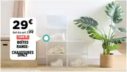 Centrakor Boîtes range- chaussures spacy offre