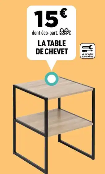 Centrakor La table de chevet offre
