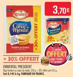 Match Emmental president offre