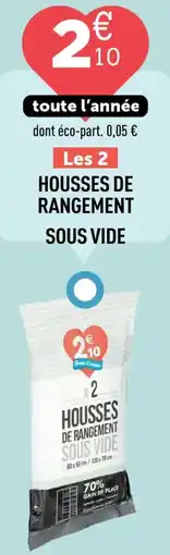 Centrakor Housses de rangement sous vide offre