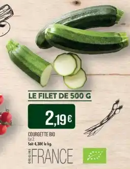 Match Courgette bio offre