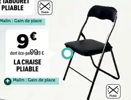 Centrakor La chaise pliable offre