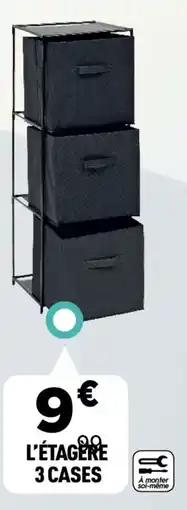 Centrakor L'étagère 3 cases offre
