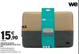 Intermarché WE Housse sleeve pour ordinateur 15.6'' offre