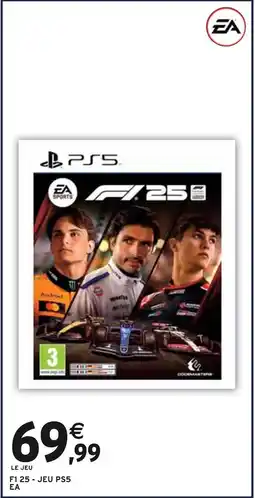 Intermarché EA F1 25 - Jeu PS5 offre