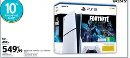 Intermarché SONY PS5 Édition Standard + Jeu Fortnite offre