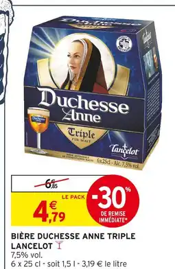 Intermarché Lancelot Bière Duchesse Anne Triple offre