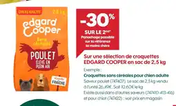 Truffaut Edgard Cooper Croquettes sans céréales pour chien adulte offre