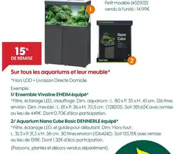 Truffaut EHEIM Ensemble Vivaline EHEIM équipé offre