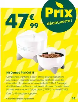Truffaut CAT IT Kit Combo Pixi offre
