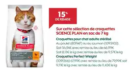 Truffaut Hill's Croquettes pour chat adulte stérilisé offre