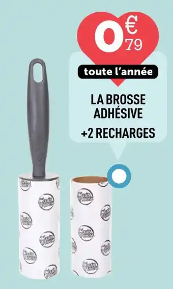 Centrakor La brosse adhésive +2 recharges offre