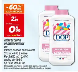Netto DOP Crème de douche Douceurs d'enfance offre