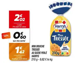 Netto HARRYS Mini brioche tressée au sucre perlé offre