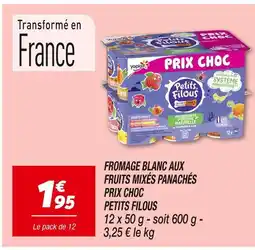 Netto Yoplait Petits Filous Fromage blanc aux fruits mixés panachés offre