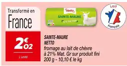 Netto Netto Sainte-maure offre