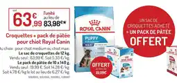 Botanic Royal Canin Croquettes + pack de pâtée pour chiot offre