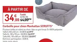 Botanic SCRUFFS Corbeille pour chien Manhattan offre