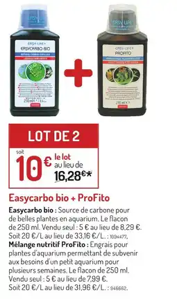 Botanic Easy-Life Easycarbo bio + ProFito offre