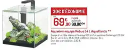 Botanic Aquatlantis Aquarium équipé Kubus 54 L offre