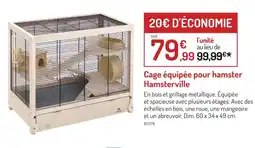 Botanic Cage équipée pour hamster Hamsterville offre