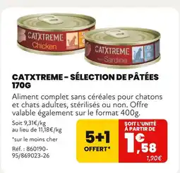 Animalis CATXTREME Sélection de pâtées offre