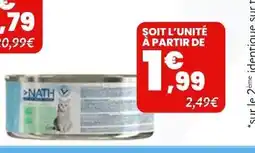 Animalis Nath Alimentation pour chat offre