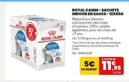 Animalis Royal Canin Sachets Indoor en Sauce offre