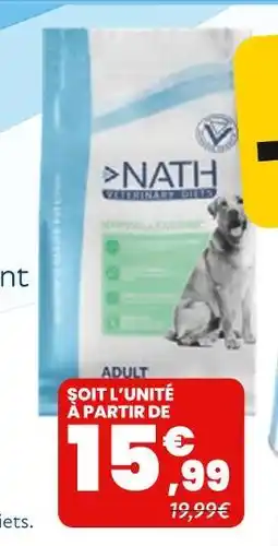 Animalis Nath Croquettes pour chien offre