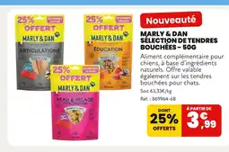 Animalis Marly & Dan Sélection de tendres bouchées - 50 g offre
