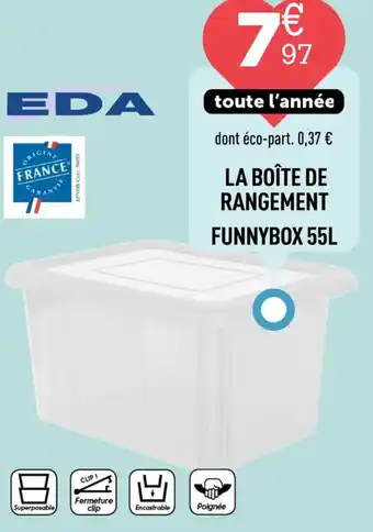 Centrakor EDA La boîte de rangement funnybox offre