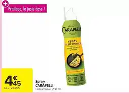 Carrefour Drive Carapelli - spray offre