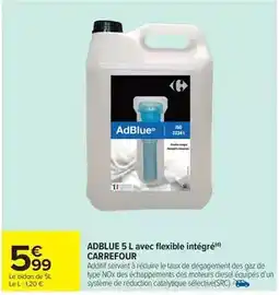 Carrefour Drive Carrefour - adblue 5 l avec flexible intégré offre