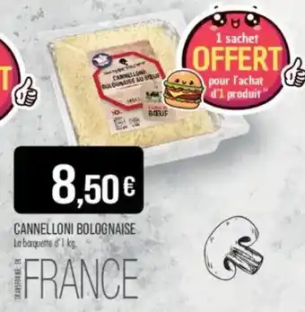 Match Cannelloni bolognaise offre