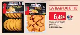 Match Cordon bleu de poulet maitre coq offre