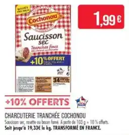 Match Charcuterie tranchée cochonou offre
