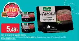 Match Pavé de rumsteck mariné socopa offre