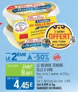 Match Le beurre tendre elle & vire offre