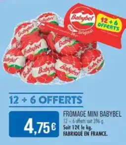 Match Fromage mini babybel offre