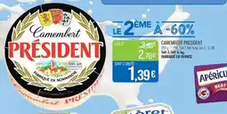 Match Camembert president offre