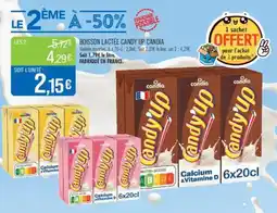 Match Boisson lactée candy'up candia offre
