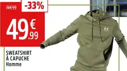 Intersport UNDER ARMOUR Sweatshirt à capuche homme offre