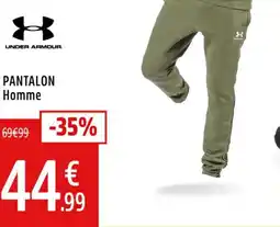 Intersport UNDER ARMOUR Pantalon homme offre