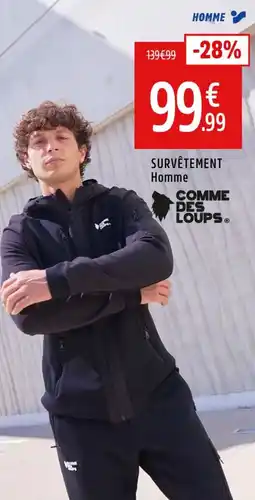 Intersport Survêtement homme offre