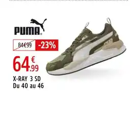 Intersport PUMA X-ray 3 sd du 40 au 46 offre