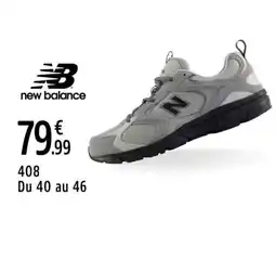 Intersport NEW BALANCE 408 Du 40 au 46 offre