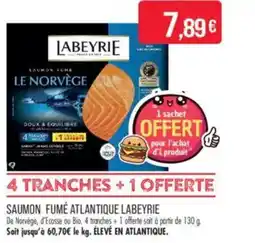 Match Saumon fumé atlantique labeyrie offre